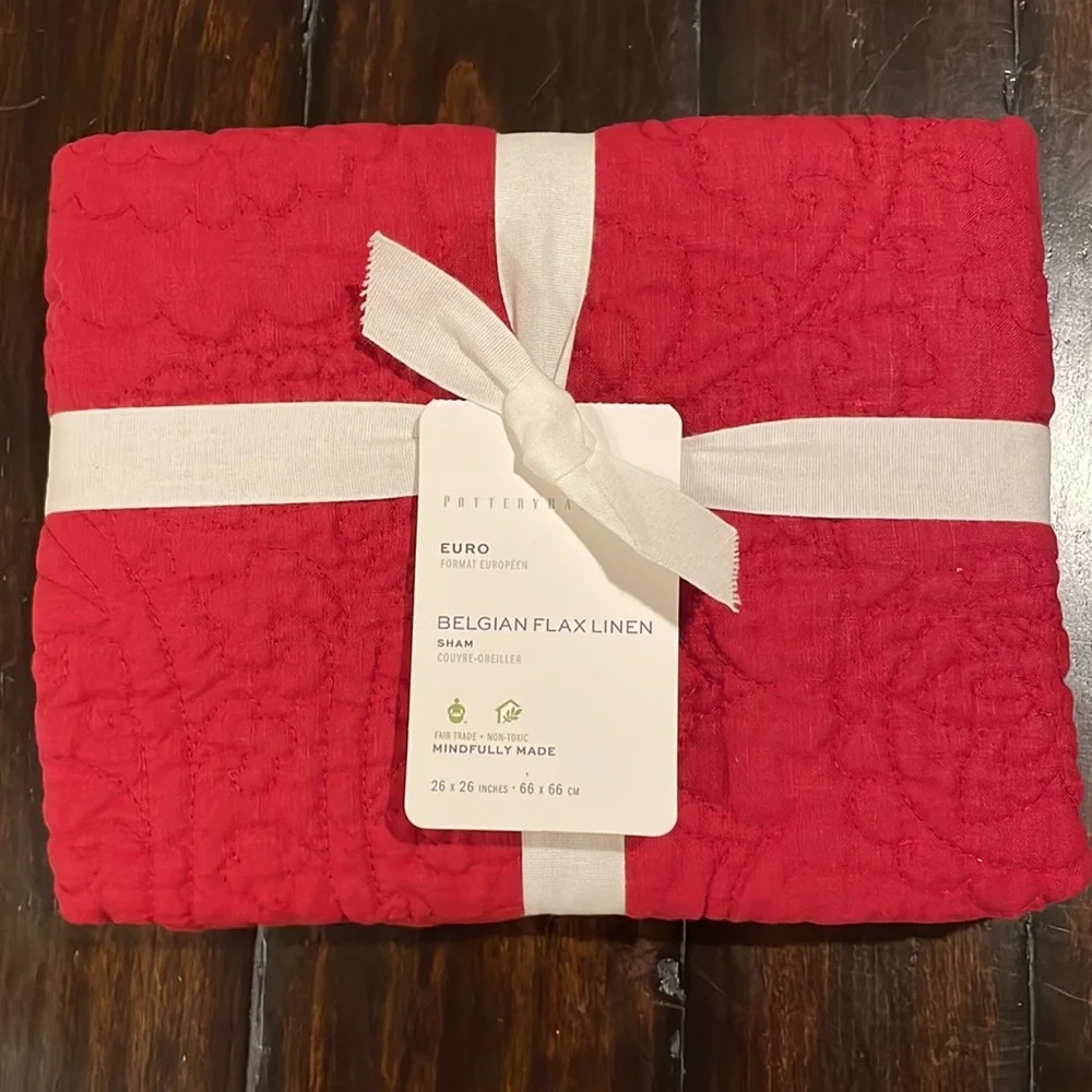 COPY - Pottery Barn Belgian Flax Linen Sham, NWOT